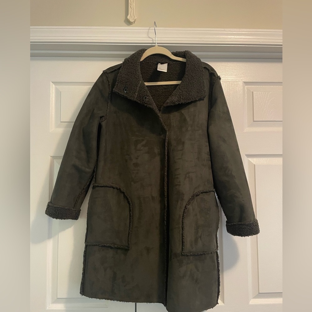 TRIBAL faux suede coat